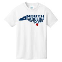 North Carolina Strong With Nc State And Love North Carolina Kids T-Shirt