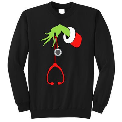 Nurse Christmas Stethoscope Nurses Xmas Pajamas Sweatshirt