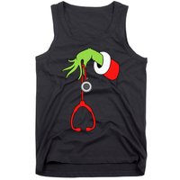 Nurse Christmas Stethoscope Nurses Xmas Pajamas Tank Top