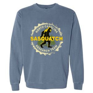 North Carolina Sasquatch Research Team Bigfoot Believer Fan Garment-Dyed Sweatshirt