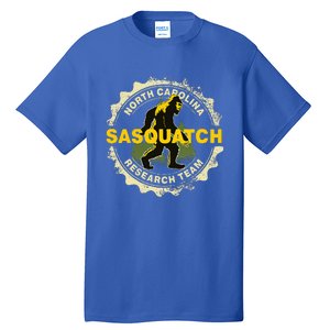 North Carolina Sasquatch Research Team Bigfoot Believer Fan Tall T-Shirt