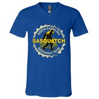 North Carolina Sasquatch Research Team Bigfoot Believer Fan V-Neck T-Shirt