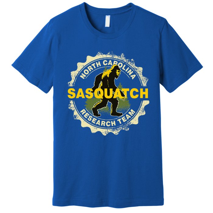 North Carolina Sasquatch Research Team Bigfoot Believer Fan Premium T-Shirt