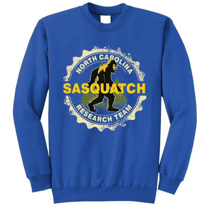 North Carolina Sasquatch Research Team Bigfoot Believer Fan Tall Sweatshirt