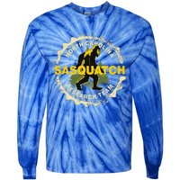 North Carolina Sasquatch Research Team Bigfoot Believer Fan Tie-Dye Long Sleeve Shirt