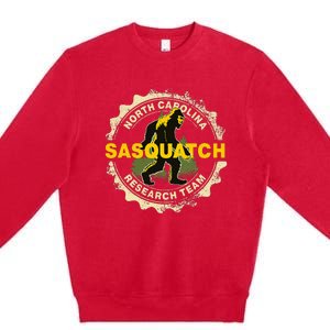 North Carolina Sasquatch Research Team Bigfoot Believer Fan Premium Crewneck Sweatshirt