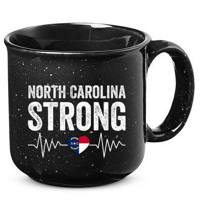 North Carolina Strong With Nc State And Love North Carolina 15oz Campfire Ceramic Mug