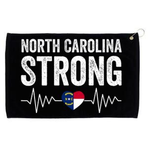 North Carolina Strong With Nc State And Love North Carolina Grommeted Golf Towel