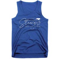 North Carolina Stronger Then The Storm Tank Top