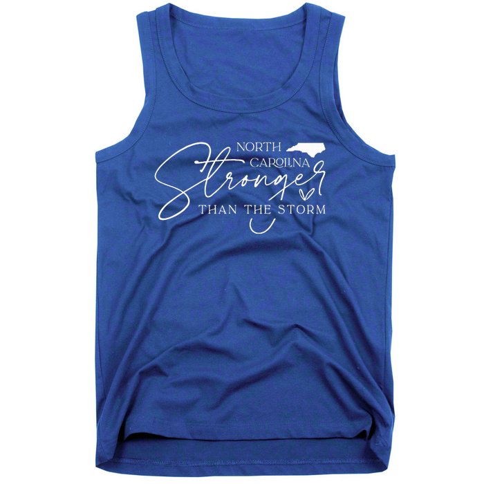 North Carolina Stronger Then The Storm Tank Top