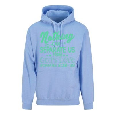 Nothing Can Separate Us Christian Religious God Gift Unisex Surf Hoodie