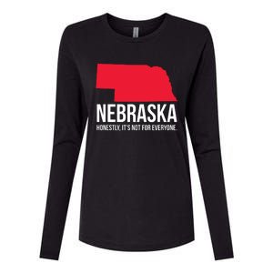 Native Cornhusker State Funny I Love Nebraska Womens Cotton Relaxed Long Sleeve T-Shirt