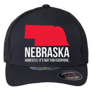 Native Cornhusker State Funny I Love Nebraska Flexfit Unipanel Trucker Cap