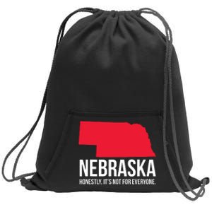 Native Cornhusker State Funny I Love Nebraska Sweatshirt Cinch Pack Bag