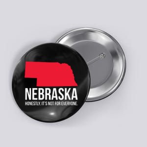 Native Cornhusker State Funny I Love Nebraska Button