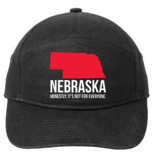 Native Cornhusker State Funny I Love Nebraska 7-Panel Snapback Hat