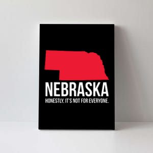 Native Cornhusker State Funny I Love Nebraska Canvas