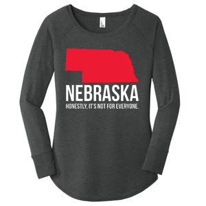 Native Cornhusker State Funny I Love Nebraska Women's Perfect Tri Tunic Long Sleeve Shirt