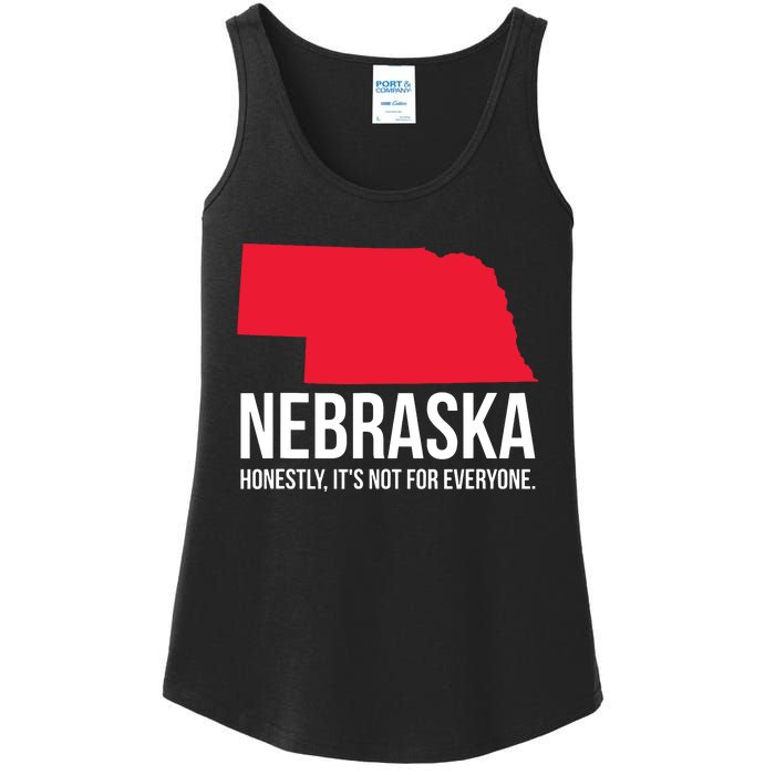 Native Cornhusker State Funny I Love Nebraska Ladies Essential Tank