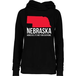 Native Cornhusker State Funny I Love Nebraska Womens Funnel Neck Pullover Hood