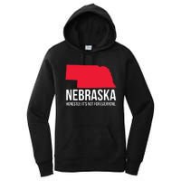 Native Cornhusker State Funny I Love Nebraska Women's Pullover Hoodie