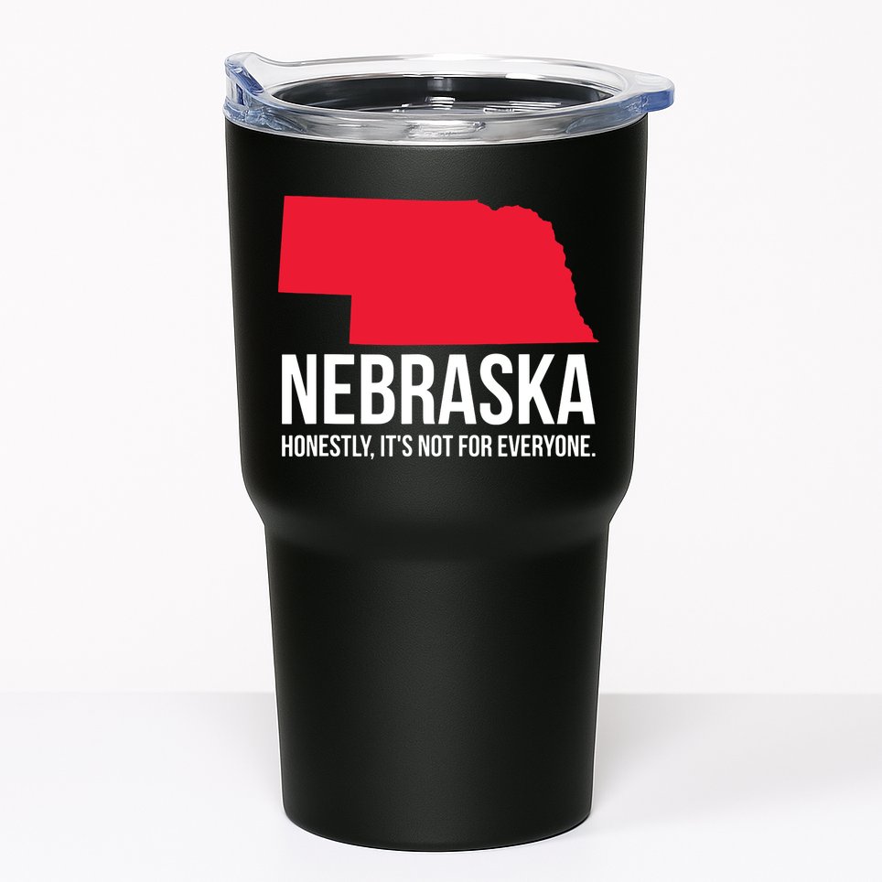 Native Cornhusker State Funny I Love Nebraska Tumbler