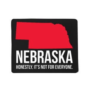 Native Cornhusker State Funny I Love Nebraska Mousepad