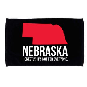 Native Cornhusker State Funny I Love Nebraska Microfiber Hand Towel