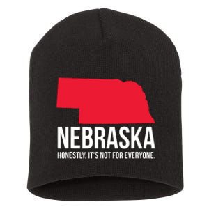 Native Cornhusker State Funny I Love Nebraska Short Acrylic Beanie