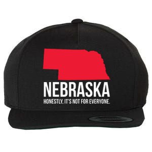 Native Cornhusker State Funny I Love Nebraska Wool Snapback Cap