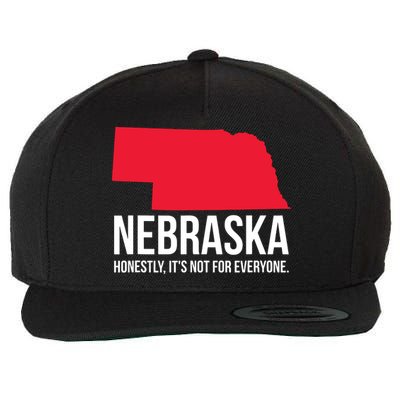 Native Cornhusker State Funny I Love Nebraska Wool Snapback Cap