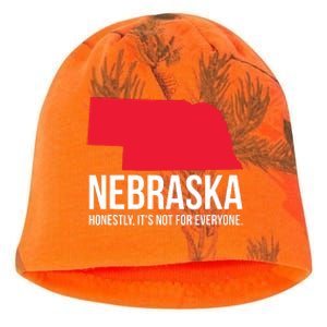 Native Cornhusker State Funny I Love Nebraska Kati - Camo Knit Beanie