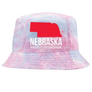 Native Cornhusker State Funny I Love Nebraska Tie-Dyed Bucket Hat