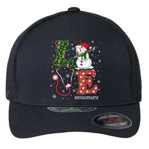 Nursing Christmas Santa Reindeer Love Infusion Nurse Life Gift Flexfit Unipanel Trucker Cap