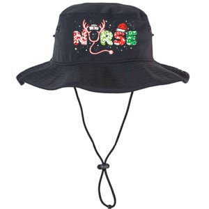 Nurse Christmas Stethoscope Nurses Xmas Scrub Top Women Legacy Cool Fit Booney Bucket Hat