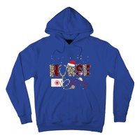 Nurse Christmas Stethoscope Nurses Xmas Hoodie