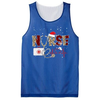 Nurse Christmas Stethoscope Nurses Xmas Mesh Reversible Basketball Jersey Tank