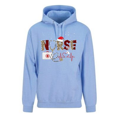 Nurse Christmas Stethoscope Nurses Xmas Unisex Surf Hoodie