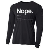 Nope Cute Sassy Cooling Performance Long Sleeve Crew