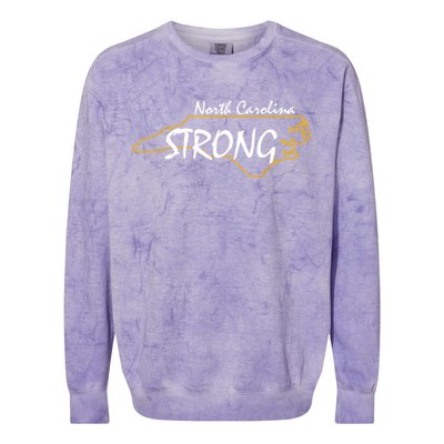 North Carolina Strong Nc State Colorblast Crewneck Sweatshirt