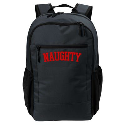 Naughty Christmas Santa Daily Commute Backpack