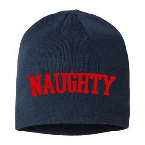 Naughty Christmas Santa Sustainable Beanie