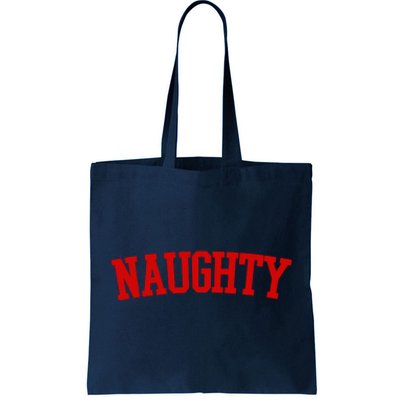 Naughty Christmas Santa Tote Bag