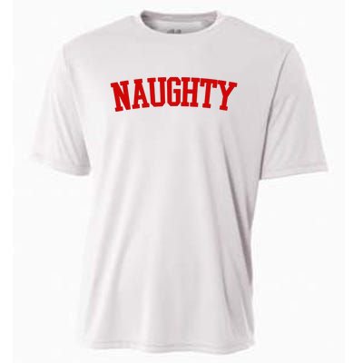 Naughty Christmas Santa Cooling Performance Crew T-Shirt