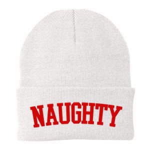 Naughty Christmas Santa Knit Cap Winter Beanie