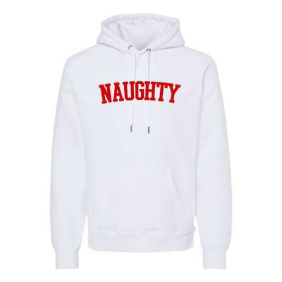 Naughty Christmas Santa Premium Hoodie