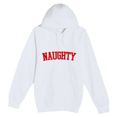 Naughty Christmas Santa Premium Pullover Hoodie