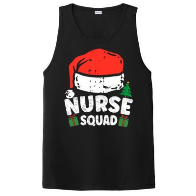 Nurse Christmas Santa Hat Stethoscope Nurse Squad Christmas Gift PosiCharge Competitor Tank