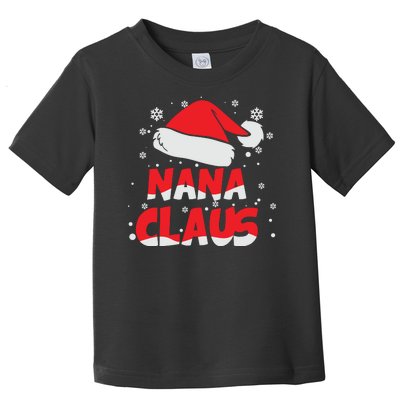 Nana Claus Santa Hat Xmas Toddler T-Shirt