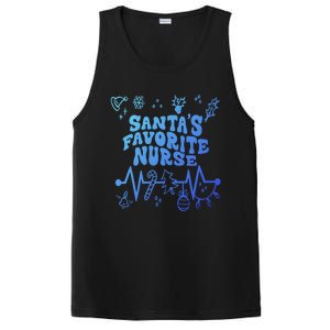 Nurse Christmas Stethoscope Heartbeat Christmas Nurse Crew Cute Gift PosiCharge Competitor Tank